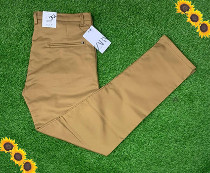 COTTON Dress PANTS ZARA (CAMEL)