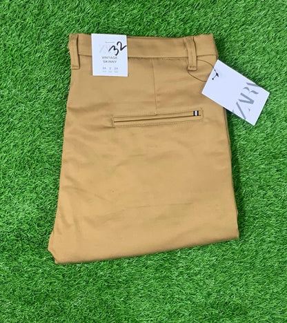 COTTON Dress PANTS ZARA (CAMEL)