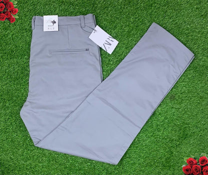 COTTON Dress PANTS ZARA (GREY)