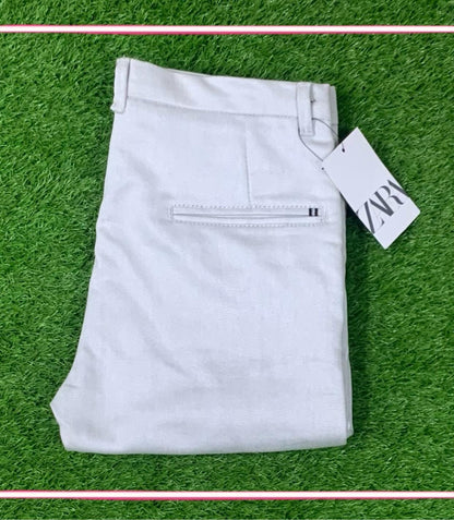 COTTON Dress PANTS ZARA (WHITE)