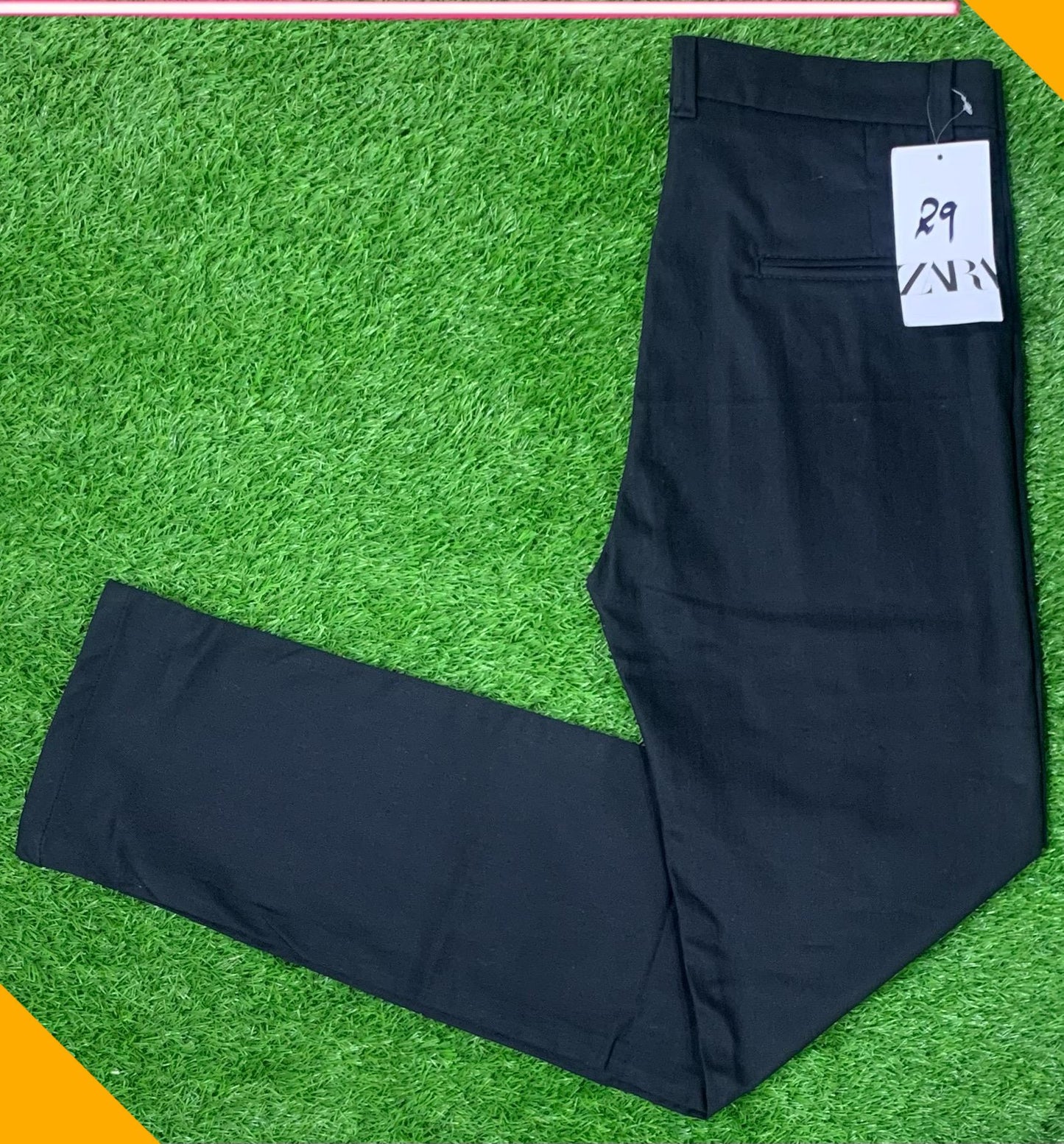 COTTON Dress PANTS ZARA (BLACK)